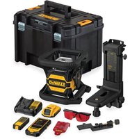 Rotationslaser DCE080D1RS, rot 18V, 1x 2,0 Ah und Ladegerät in tstak - Dewalt von Dewalt