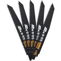 Dewalt - Zubehör - Sägeblatt-Set, Länge 23 cm, 5 Stück DT2307L von Dewalt