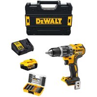 Schlagbohrschrauber DeWALT DCD796P1T (1 x 5,0 Ah + DCB115 + TSTAK II) + Set mit 40 Schrauber bits von Dewalt