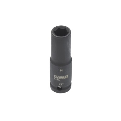 Steckschlüssel 1/2" lang schlagfest 14mm von Dewalt