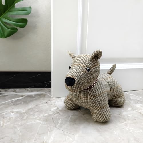 Türstopper mit Tiermotiv, Türstopper, Buchstopper, Wandschutz, Antikollisionsschutz, dekorativer Hund, Beige / Grau / Braun Türstopper mit Tiermotiv, Türstopper, Buchstopper, Wandschutz, Antikollisionsschutz, dekorativer Hund, Beige / Grau / Braun von Dewarfami