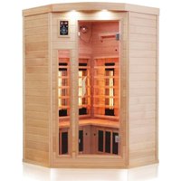 Dewello Infrarotkabine Infrarotsauna LAKEFIELD Dual-Therm 120cm x 120cm x 190cm von Dewello