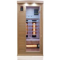 Dewello Infrarotkabine Infrarotsauna PIERSON 90cm x90cm x 190cm Dual-Therm von Dewello