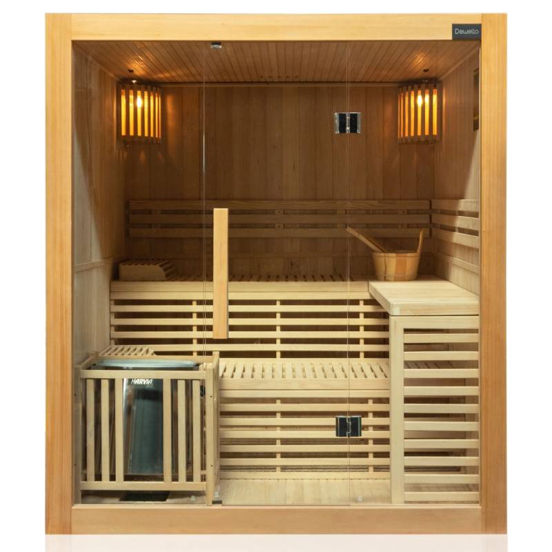 Finnische Sauna SARNIA 180x140 von Dewello