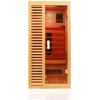 Infrarotkabine Infrarotsauna HAMLIN 90cm x 90cm x 190cm Keramikstrahler von Dewello