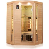 Infrarotkabine Infrarotsauna LAKEFIELD 3 120cm x 120cm x 190cm Dual-Therm von Dewello