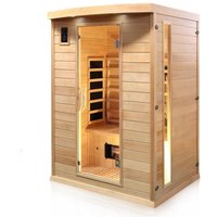Infrarotkabine Infrarotsauna PIERSON 135cm x105cm x 190cm Dual-Therm von Dewello
