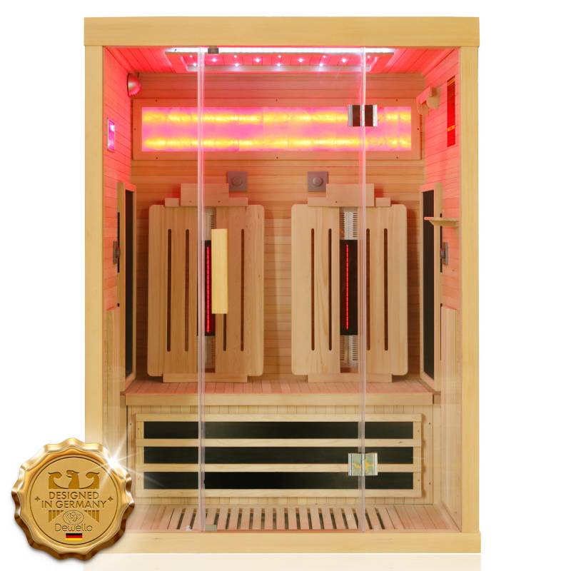 Infrarotkabine SALTCOATS 135cm x 105cm von Dewello