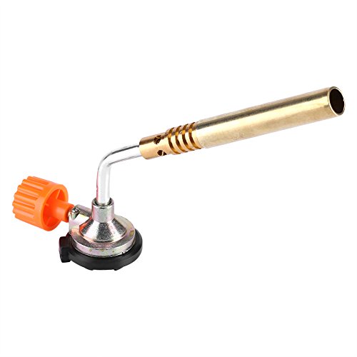 DEWIN Gasbrenner,Gasflammenbrenner Flammenwerfer Brenner Butan Gas Blow Torch Handzündung Camping Schweißen BBQ von DEWIN