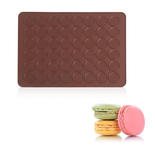 DEWIN Silikon Macarons Schablonen, 48 Hohlraum Silikon Form Blatt Matte Makronen Plätzchen Gebäck DIY Bakeware das Werkzeuge Verziert DEWIN Silikon Macarons Schablonen, 48 Hohlraum Silikon Form Blatt Matte Makronen Plätzchen Gebäck DIY Bakeware das Werkzeuge Verziert von DEWIN