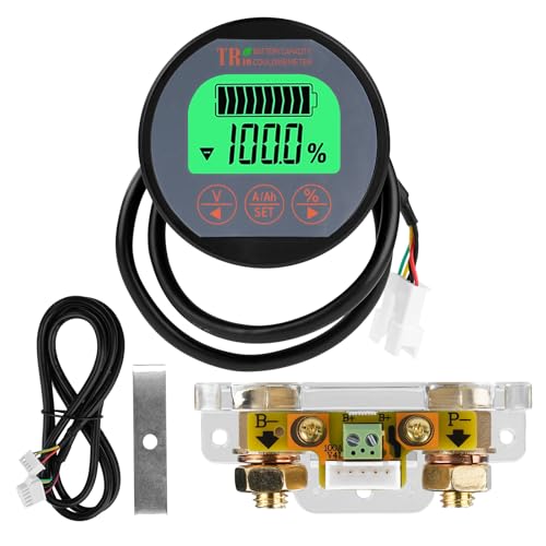 100A Batteriewächter 12V 24V 36V 48V 72V Batteriemonitor 8-120V Spannungsamperemeter LCD Digitales Prüfgerät mit 2m Kabel für Autos Motorboote Wohnmobile Wohnwagen Caravans usw. 100A Batteriewächter 12V 24V 36V 48V 72V Batteriemonitor 8-120V Spannungsamperemeter LCD Digitales Prüfgerät mit 2m Kabel für Autos Motorboote Wohnmobile Wohnwagen Caravans usw. von DewinLVD