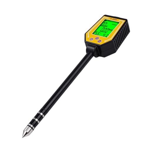 6 In 1 Feuchtigkeitsmessgerät pflanzen feuchtigkeitsmesser ph messgerät erde bodentest wert rasen messen messgerät erde Sonnenlicht/PH/EC/Temperatur/Bodenfeuchtigkeit/Luftfeuchtigkeit LCD-Display. von DewinLVD