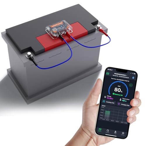 Batteriewächter 12v Bluetooth 4.2 Battery guard DC 6V-20V Batterie monitor Überwachung Batteriestatus in Echtzeit mit Kurzschluss und Verpolungsschutz Abnormale Warnung. von DewinLVD