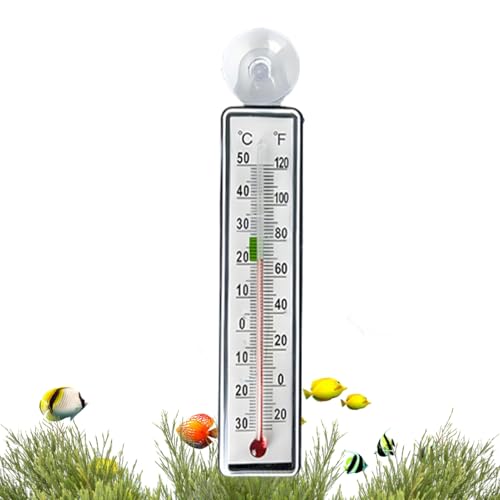Dewireaey Aquariumthermometer,Saugnapf Temperaturmessgerät für Haustierbox | Stoßfester Saugnapf Sensor Für Babyzimmer Sauna Gewächshaus Terrarium & Aquarium Dewireaey Aquariumthermometer,Saugnapf Temperaturmessgerät für Haustierbox | Stoßfester Saugnapf Sensor Für Babyzimmer Sauna Gewächshaus Terrarium & Aquarium von Dewireaey