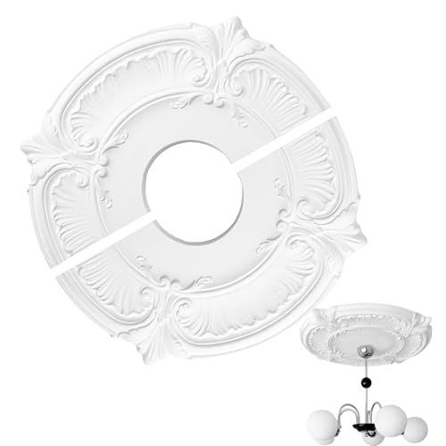Dewireaey Deckenleuchten Rosette - Deckenleuchten Abdeckplatte Split,Lampenschirm Abdeckung Enganliegend Für Wohnzimmer Arbeitszimmer Bücherei Restaurant von Dewireaey