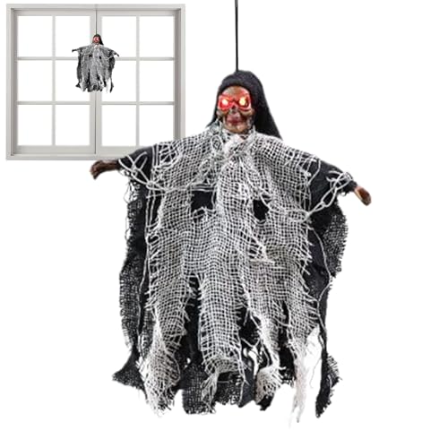 Dewireaey -Deko | Gruselige Schädel schmuck Für Baum | Halloween Deko Für Haus Garten Baum Terrasse Weg Schlafzimmer Wohnzimmer Feiertag Gartenparty von Dewireaey