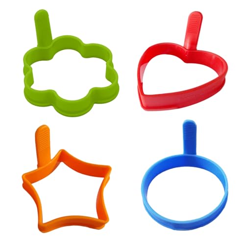 Dewireaey Eierring,Pfannkuchenformer | Hitzebeständiger Brötchen Küchenhelfer Für Frühstück Zuhause Camping Burger Sandwich Dewireaey Eierring,Pfannkuchenformer | Hitzebeständiger Brötchen Küchenhelfer Für Frühstück Zuhause Camping Burger Sandwich von Dewireaey