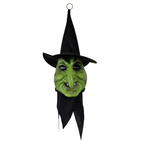 Dewireaey Halloween Hexendekor - Gruselige Hexenfigur Mit Leuchtenden Augen - Fotostudio Halloween Party Deko Mit Licht Und Sound Für Drinnen Draußen Haus Garten Gruselhaus Dewireaey Halloween Hexendekor - Gruselige Hexenfigur Mit Leuchtenden Augen - Fotostudio Halloween Party Deko Mit Licht Und Sound Für Drinnen Draußen Haus Garten Gruselhaus von Dewireaey