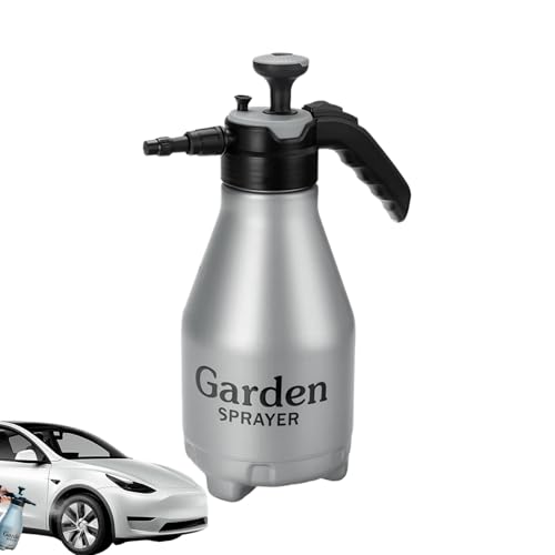 Dewireaey Handpumpensprüher - 2.5 Liter Wassersprühflasche | Verstellbare Düse Pflanzenbesprüher Tragbar Für Garten Rasenarbeiten Innenbereich Autowäsche von Dewireaey