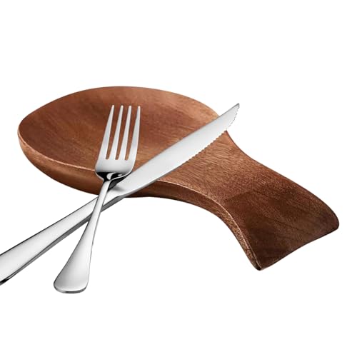 Dewireaey Holz-Löffelhalter | Löffelablage Für Herd - Landhaus Stil Küchenhalter Küchendeko Für Zuhause Restaurant Kochen Grillen Picknick Camping Garten Outdoor von Dewireaey