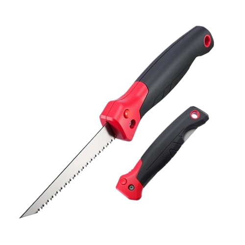 Dewireaey Klappbare säge | 15 Cm Faltbare Sperrholz Gipskartonsägen,Schneider Werkzeug Holzsäge Für PVC Metall Beschneiden Holzarbeiten Knochenschnitt Gartenarbeit von Dewireaey