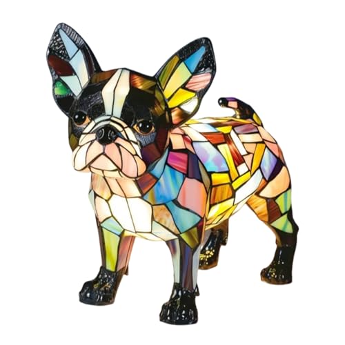 Dewireaey Kleine Hundelampe,LED Dekolampe im Hundedesign | Nachttischlampe Für Schlafzimmer Badezimmer Und Kinderzimmer von Dewireaey