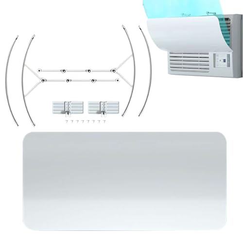 Dewireaey Klimagerät Ablenker | Justierbare Klimagerät Luftablenkblech - Luftleitschiene Mit Kondensationsschutz Für Wohnzimmer Schlafzimmer Theater Seitwand Dewireaey Klimagerät Ablenker | Justierbare Klimagerät Luftablenkblech - Luftleitschiene Mit Kondensationsschutz Für Wohnzimmer Schlafzimmer Theater Seitwand von Dewireaey