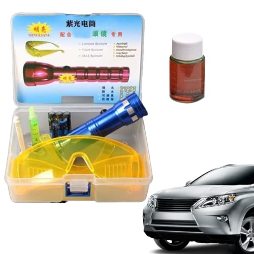 Dewireaey Kühlmittel Lecksuchgerät Set - Luftkonditionierung Lecktest Taschenlampe - Vielseitiges Lecksuchgerät Für Kfz Und Kühlgeräte Dewireaey Kühlmittel Lecksuchgerät Set - Luftkonditionierung Lecktest Taschenlampe - Vielseitiges Lecksuchgerät Für Kfz Und Kühlgeräte von Dewireaey