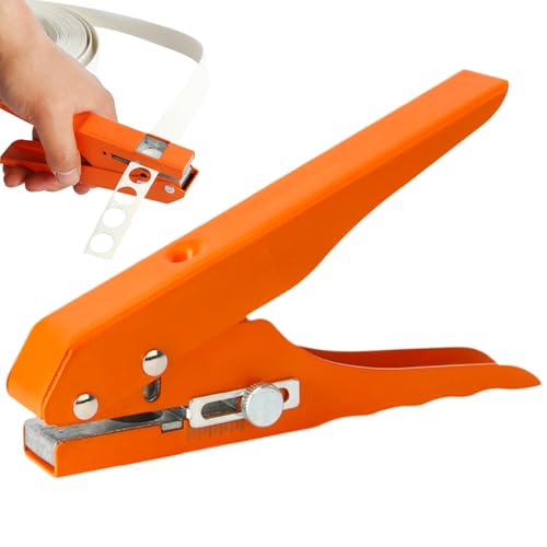 Dewireaey Lochzange,8mm Kantenband Locher Für PVC | Robustes Werkzeug Für Holz Leder Kunststoff Und Stanzgerät von Dewireaey
