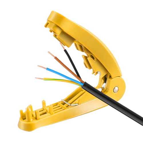 Dewireaey Netzwerkader Crimpzange | Multifunktionaler Netzwerkkabel Cutter - Ergonomischer Griff Anti-Rutsch Abisolierzange für UTP Telefon Kabel Cat 5 6 Leitungen Dewireaey Netzwerkader Crimpzange | Multifunktionaler Netzwerkkabel Cutter - Ergonomischer Griff Anti-Rutsch Abisolierzange für UTP Telefon Kabel Cat 5 6 Leitungen von Dewireaey