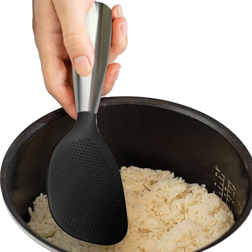 Dewireaey Reis Löffel Paddel,Küchenstehlöffel Für Reiskocher | Hitzebeständige Küchen Schaufel Für Salat Kartoffelstampf | Küchenutensilien Kochen Speisezubereitung Suppe von Dewireaey