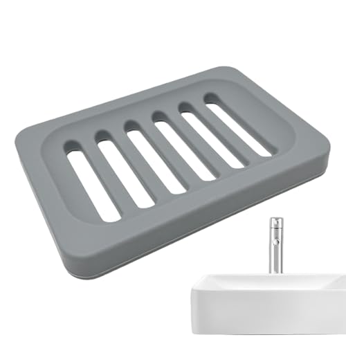 Dewireaey Selbstentleerende Seifenschalen,Seifenschalen,Duschseifenhalter, rutschfest, mit Selbstentleerung - Verlängern Sie den Life Organizer, um trocken und leicht zu reinigen für Hotel, Badewanne von Dewireaey