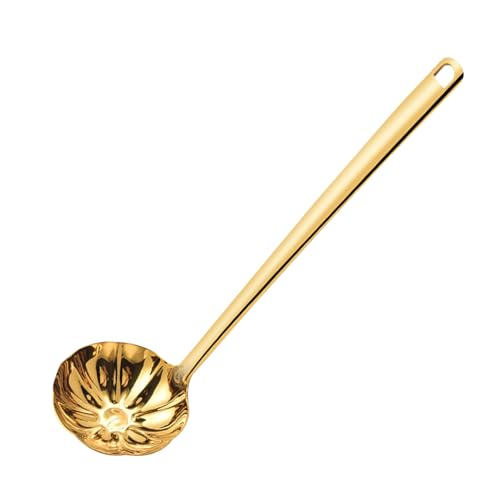 Dewireaey Suppenlöffel,Edelstahl Schöpfkelle Für Küche - Geriffelte Hitzebeständige Küchenhilfe Für Speisenzubereitung Chinesische Gerichte Dewireaey Suppenlöffel,Edelstahl Schöpfkelle Für Küche - Geriffelte Hitzebeständige Küchenhilfe Für Speisenzubereitung Chinesische Gerichte von Dewireaey