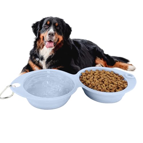 Dewireaey Tragbare Wasserschüssel Für Hunde | Futter- Und Wassernapf,Klappbarer Leckerlibehälter Für Spaziergänge Park Wanderungen Camping Katzen Junghunde Dewireaey Tragbare Wasserschüssel Für Hunde | Futter- Und Wassernapf,Klappbarer Leckerlibehälter Für Spaziergänge Park Wanderungen Camping Katzen Junghunde von Dewireaey
