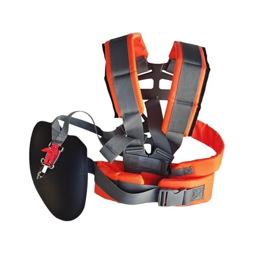 Dewireaey Unkrautentferner Gurt - Rucksack-Schultergurt für Freischneider,Verstellbarer Gepolsterter Träger Für Mähen Garten Rasenpflege Dewireaey Unkrautentferner Gurt - Rucksack-Schultergurt für Freischneider,Verstellbarer Gepolsterter Träger Für Mähen Garten Rasenpflege von Dewireaey