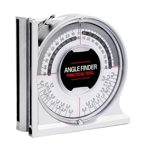 Dewireaey Winkel Inklinometer, Magnetischer Winkelmesser Für Holzverarbeitung, Neigungsmesser Zur Winkeleinstellung Für Haushalt Handwerk Möbelbau Dewireaey Winkel Inklinometer, Magnetischer Winkelmesser Für Holzverarbeitung, Neigungsmesser Zur Winkeleinstellung Für Haushalt Handwerk Möbelbau von Dewireaey