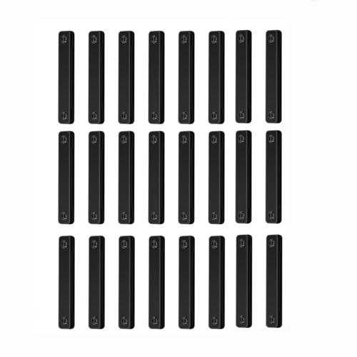 Magnete für Fliegengitter,Fliegengitter Fenster Magnet Clips,Selbstklebend Insektenschutz Magnet Fliegengitter Fenster Netz ohne Bohren,Fliegennetz für Küche Wohnzimmer Balkon (Schwarz-24 Stück) von Dewppxi