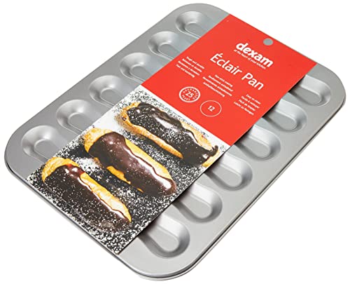 Dexam Baker's Pride Eclair Pfanne, antihaftbeschichtet, 12 Tassen von Dexam