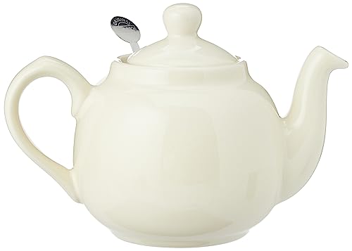 London Pottery 72150 Teekanne mit Filter, für 2 Tassen, Grün, Keramik, elfenbeinfarben, 2 Cup von London Pottery