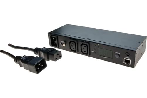 Dexlan IP-gesteuerte PDU (schaltbare Steckdose), 2-fach C13 Buchse, 19" von Dexlan