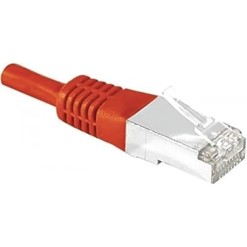 Dexlan Netzwerk-Patch-CAT6 A RJ45 FTP Patch Kabel – Rot von Dexlan