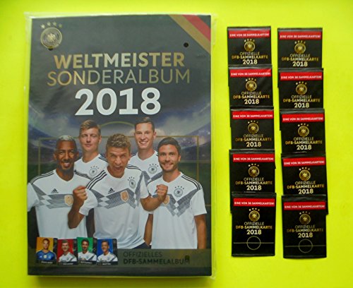 DFB Rewe WM 2018 Russland Sammelkarten Album + 10 Tüten/10 Karten Neu Ovp von Dfb