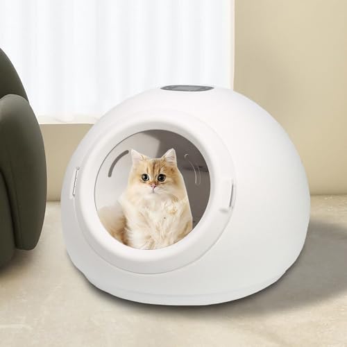 Automatische Haustier Trocknungsbox, Extrem Leise Hunde-Trocknungsbox für Katzen und Kleine Hunde, mit Einstellbarer Temperatur und Zeitsteuerung und 360 Warmem Wind,220V Automatische Haustier Trocknungsbox, Extrem Leise Hunde-Trocknungsbox für Katzen und Kleine Hunde, mit Einstellbarer Temperatur und Zeitsteuerung und 360 Warmem Wind,220V von Dfdieratve