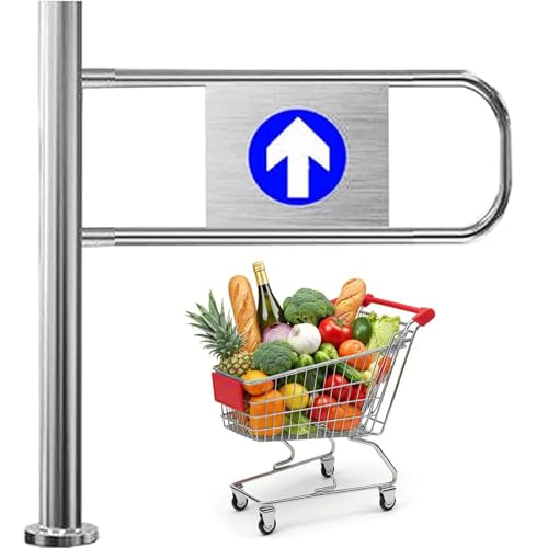 Dfdieratve Automatisch Schließen Unidirektional Tür aus Metall, Sicherheits Pendeltor für Supermarkt Eingang, 50-100cm, zu Bedienen, Perfekt für Öffentliche Bereiche & Laden Left-100 * 100cm Dfdieratve Automatisch Schließen Unidirektional Tür aus Metall, Sicherheits Pendeltor für Supermarkt Eingang, 50-100cm, zu Bedienen, Perfekt für Öffentliche Bereiche & Laden Left-100 * 100cm von Dfdieratve