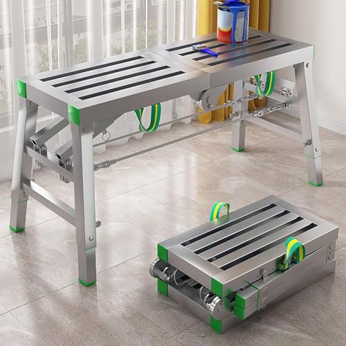 Dfdieratve GerüStplattform, GerüStgerüStset, Tragbare GerüSte, GerüStleiter und Eine Stahlleiter mit Einer Traglast von 1120 Pfund zum Trimmen und Reinigen von Garten-Wohnmobilen,120x30cm Dfdieratve GerüStplattform, GerüStgerüStset, Tragbare GerüSte, GerüStleiter und Eine Stahlleiter mit Einer Traglast von 1120 Pfund zum Trimmen und Reinigen von Garten-Wohnmobilen,120x30cm von Dfdieratve