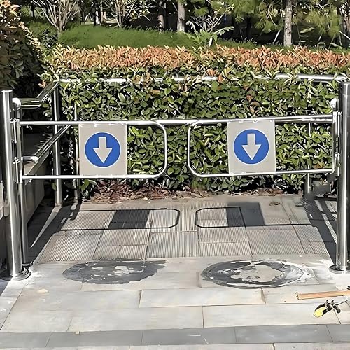 Dfdieratve Sicherheits-Drehtür aus Edelstahl, 1-Wege-Design, Doppeltes Schwingtor mit Feder, Halbhohes Eingangs- und Ausgangsgerät für Supermärkte und öffentliche Plätze Right-60 * 100cm Dfdieratve Sicherheits-Drehtür aus Edelstahl, 1-Wege-Design, Doppeltes Schwingtor mit Feder, Halbhohes Eingangs- und Ausgangsgerät für Supermärkte und öffentliche Plätze Right-60 * 100cm von Dfdieratve
