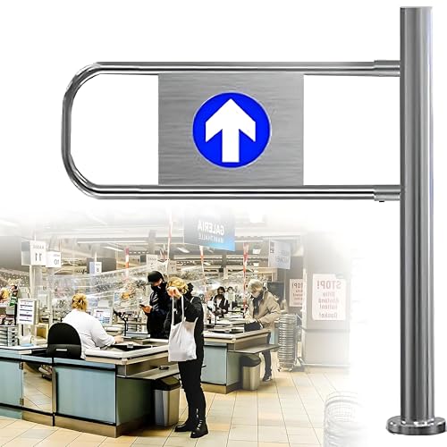 Dfdieratve Supermarkt Eingang Swing Tor, Einbahnstraßentür 50-100cm, Automatisch Schließend, Nur Eingang Kein Ausgang, für Fabrik, Park, Cafeteria & Büro, Sicherheitstür aus Metall Right-100 * 100cm Dfdieratve Supermarkt Eingang Swing Tor, Einbahnstraßentür 50-100cm, Automatisch Schließend, Nur Eingang Kein Ausgang, für Fabrik, Park, Cafeteria & Büro, Sicherheitstür aus Metall Right-100 * 100cm von Dfdieratve