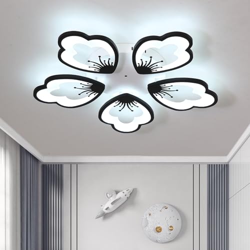 Dfiacn Schlafzimmer Deckenlampe Mit Fernbedienung Dimmbar Modern Blume Deckenleuchte Augenschutz Kein Flackern Erinnerung Lampen Salon Wohnzimmer-Black||70CM Dfiacn Schlafzimmer Deckenlampe Mit Fernbedienung Dimmbar Modern Blume Deckenleuchte Augenschutz Kein Flackern Erinnerung Lampen Salon Wohnzimmer-Black||70CM von Dfiacn
