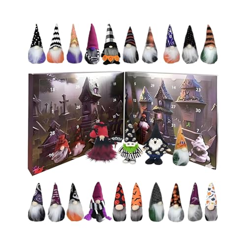 Dfstvup Halloween Countdown Kalender - Halloween Adventskalender Mit Zwergen - Wohnkultur Interaktiver Dekokalender Für Tisch Wohnzimmer Schlafzimmer Büro Geschenk Fans Dfstvup Halloween Countdown Kalender - Halloween Adventskalender Mit Zwergen - Wohnkultur Interaktiver Dekokalender Für Tisch Wohnzimmer Schlafzimmer Büro Geschenk Fans von Dfstvup