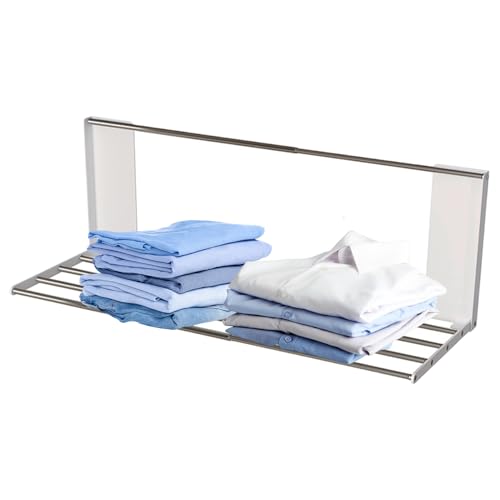 Dfstvup Magnetische Wäscheablage | Faltbarer Aufsatz für Waschmaschine - Bohrfreies Magnetregal Für Balkon, Badezimmer Und Arbeitsplatz von Dfstvup